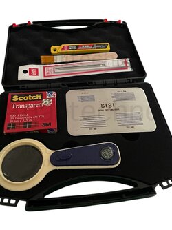 ชุดทดสอบการยึดเกาะสี Cross cutting Tester rule (cross-cut ruler)