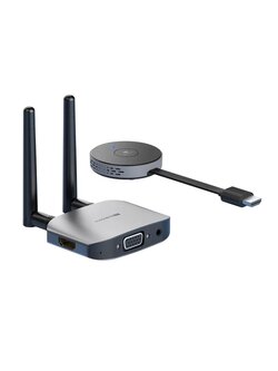 Hagibis ไร้สาย HDMI Video Transmitter & Receiver Extender จอแสดงผล Dongle สำหรับทีวีโปรเจคเตอร์ Switch