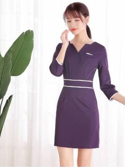 ชุดยูนิฟอร์มคลินิก ชุดพนักงานร้านเสริมสวย ชุดพนักงานต้อนรับ