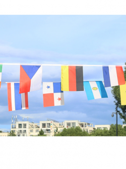 ธงนานาชาติ ธงราวนานาชาติ ธงชาติไทย ธงอาเซียน ธงราคาถูก 100 ประเทศ