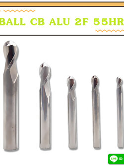 BALL CARBIDE ALU 2F 55HRC