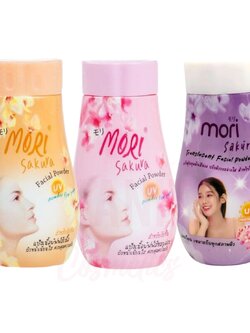 Mori Sakura โมริ ซากุระ เฟเชียล พาวเดอร์ แป้งทาหน้าสำหรับวัยทีน เนื้อแป้งอ่อนนุ่มบางเบา 50 กรัม