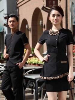 ชุดพนักงานต้อนรับ ชุดพนักงานเสริฟ ชุดพนักงานร้านอาหาร โรงแรม