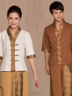 ชุดนวดแผนไทย ชุดสปาไทย ชุดนวดไทยสปา