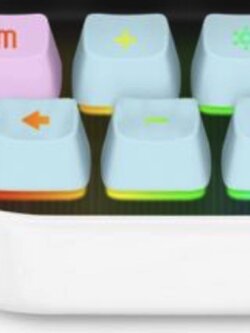 อะไหล่ ปุ่ม Key Cap ของ Divoom Ditoo Pro สีขาว White