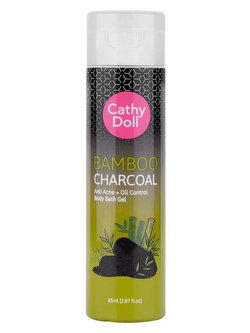 CATHY DOLL เคที่ดอลล์ แบมบูชาร์โคลแอนตี้แอคเน่ ออยล์คอนโทรลบอดี้บาธเจล เจลอาบน้ำ (85 มล) Bamboo Charcoal Anti Acne Oil Control Body Bath Gel (85 ML)
