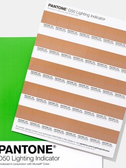 Pantone Lighting Indicator Stickers D50