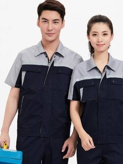ชุดช่าง ชุดช่างวิศวกร ชุดช่างโรงงาน ชุดช่างก่อสร้างแถบสะท้อนแสง ยูนิฟอร์มช่าง