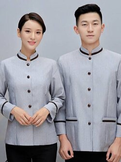 ชุดฟอร์มพนักงานทำความสะอาด เสื้อแม่บ้าน พ่อบ้าน เบลล์ เครื่องแบบพนักงานโรงแรม