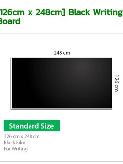 Black Film/Standard Size/Blackboard for Writing