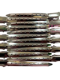 กิ๊บปากเป็ด สแตนเลส หนีบผม แพ็ค 12 ชิ้น