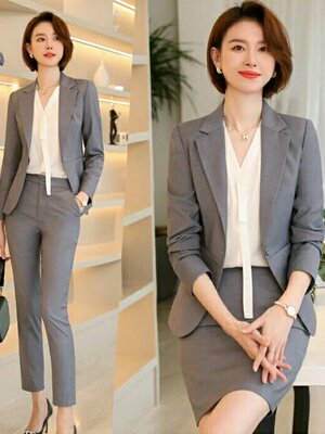 ชุดสูท ชุดพนักงานต้อนรับ ชุดพนักงานออฟฟิศ