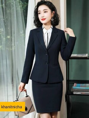 ชุดสูท ชุดพนักงานต้อนรับ ชุดออฟฟิศ ชุดพนักงานต้อนรับโรงแรม