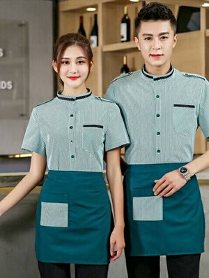 เสื้อพนักงานร้านกาแฟ ร้านอาหาร โรงแรม รีสอร์ท