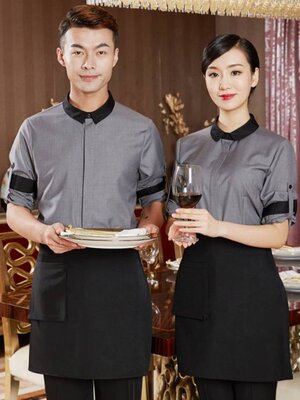 ชุดพนักงานเสริฟ ชุดพนักงานร้านอาหาร โรงแรม