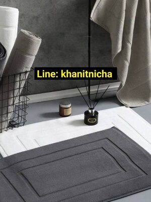 ผ้าเช็ดเท้าโรงแรม พรมห้องน้ำโรงแรมห้าดาว พรมเช็ดเท้่หน้าห้องน้ำ