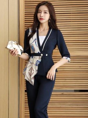 ชุดคลินิกความงาม ชุดสปา ชุดพนักงานต้อนรับ