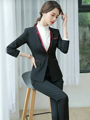 ชุดสูท ชุดพนักงานออฟฟิศ ชุดพนักงานต้อนรับ