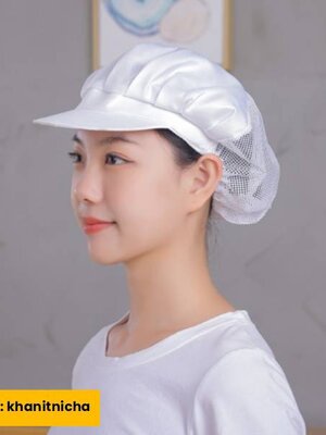 หมวกอนามัย หมวกตาข่าย หมวกพนักงานโรงงาน