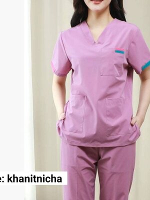 ชุดสครับแบบยืดหยุ่นสำหรับชายหญิง ชุดผ่าตัดแห้งเร็วสำหรับห้องผ่าตัด, ชุดพยาบาลทางการแพทย์และทันตกรรม