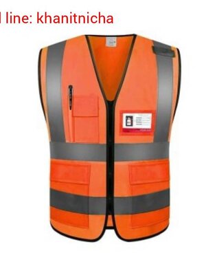 เสื้อกั๊กสะท้อนแสงตาข่าย เรืองแสงสีเหลือง