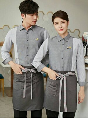 ชุดพนักงานร้านกาแฟ ร้านอาหาร โรงแรม รีสอร์ท