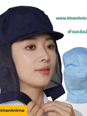 หมวกตาข่ายอนามัย หมวกกันฝุ่น หมวกโรงงานอาหาร หมวกโรงงานอุตสาหกรรม