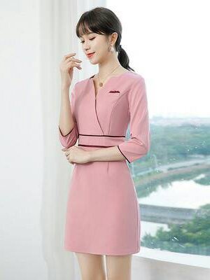 ชุดคลินิกความงาม ชุดนวดสปา เสริมสวย ชุดพนักงานต้อนรับ