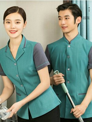 เสื้อแม่บ้าน เสื้อพ่อบ้าน เสื้อพนักงานทำความสะอาด