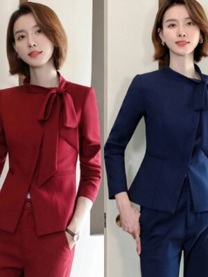 ชุดออฟฟิศ ชุดพนักงานต้อนรับโรงแรม ชุดพนักงานคลินิกความงาม