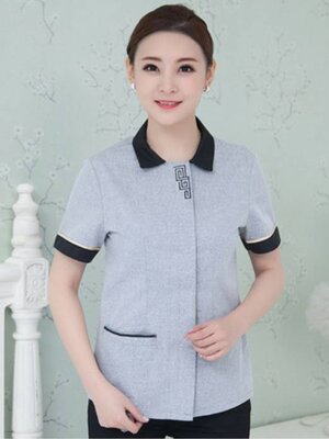 เสื้อแม่บ้าน พ่อบ้าน เสื้อพนักงานทำความสะอาด