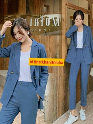 ชุดสูท ชุดพนักงานออฟฟิศ ชุดพนักงานต้อนรับ