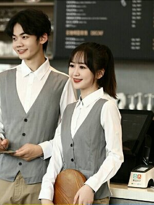 ชุดพนักงานเสริฟร้านอาหาร โรงแรม รีสอร์ท ชุดพนักงานต้อนรับ