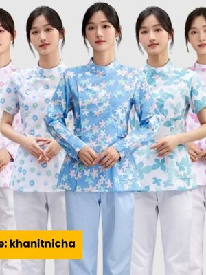 ชุดพยาบาล ชุดพี่เลี้ยงเด็ก ชุดดูแลผู้ป่วย