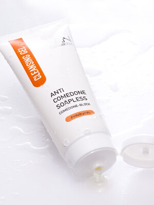 Pan Anti Comedone Soapless Cleansing Gel 100g.เจลล้างหน้าสำหรับผู้มีสิว