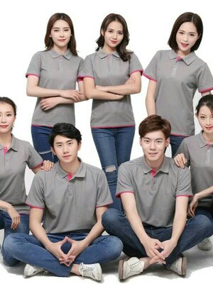 เสื้อยืดปกโปโล เสื้อโปโลแขนสั้น เสิ้อฟอร์มพนักงาน