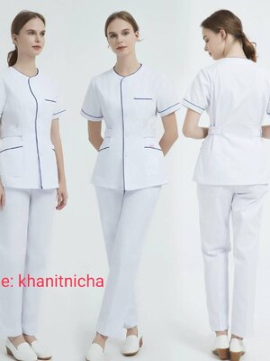 ชุดทันตแพทย์ ชุดพยาบาล ชุดเภสัช ชุดแพทย์แขนยาว ชุดเภสัชแขนสั้น และชุดความงามทางการแพทย์