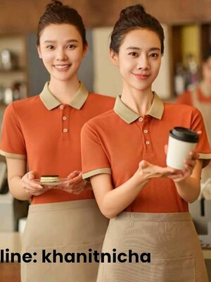 ชุดพนักงานบริการ ชุดพนักงานร้านอาหาร ร้านกาแฟ ชุดพนักงานซุปเปอร์มาเก็ต