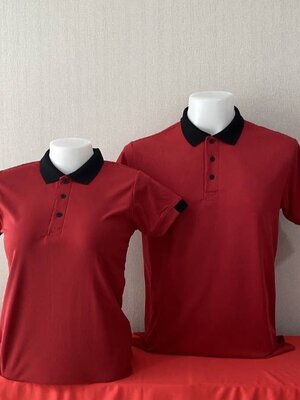 เสิ้อยืดปกโปโล เสื้อโปโลแขนสั้น เสื้อฟอร์มพนักงาน พร้อมส่ง