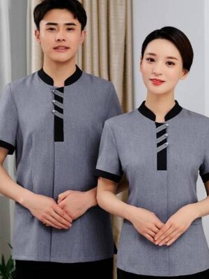 เสื้อแม่บ้าน พ่อบ้าน พนักงานทำความสะอาด