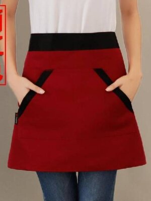 ผ้ากันเปื้อนพนักงานร้านกาแฟ ผ้ากันเปื้อนเชฟ ผ้ากันเปื้อนกุ๊ก พ่อครัว แม่ครัว