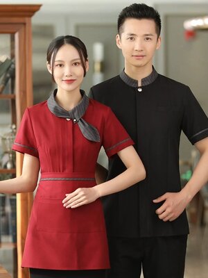 ชุดพนักงานฟร้อนโรงแรม ชุดพนักงานร้านอาหาร ชุดพนักงานเสริฟ ชุดพนักงานต้อนรับ
