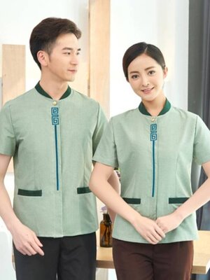 เสื้อแม่บ้านโรงแรม เสื้อพนักงานทำความสะอาด เสื้อพนักงานโรงแรม