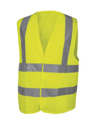 เสื้อช่างสะท้อนแสง เรืองแสงสีเหลือง