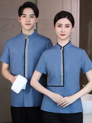 เสื้อแม่บ้าน เสื้อพนักงานทำความสะอาด ชุดแม่บ้านโรงแรม รีสอร์ท