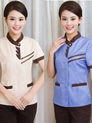 เสื้อพนักงานทำความสะอาด เสื้อแม่บ้าน พ่อบ้าน