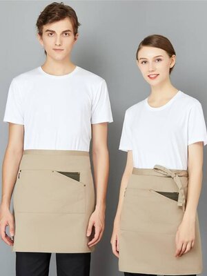 ผ้ากันเปื้อน ผ้ากันเปื้อนพนักงานร้านกาแฟ ผ้ากันเปื้อนเชฟ