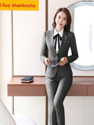 ชุดสูท ชุดพนักงานต้อนรับ ชุดออฟฟิศ ชุดพนักงานต้อนรับโรงแรม