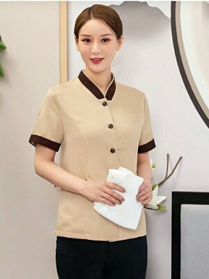 เสื้อแม่บ้าน พ่อบ้าน พนักงานทำความสะอาด