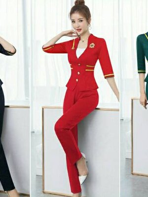 ชุดไนท์คลับ คาราโอเกะ ร้านทอง แอร์โฮสเตส